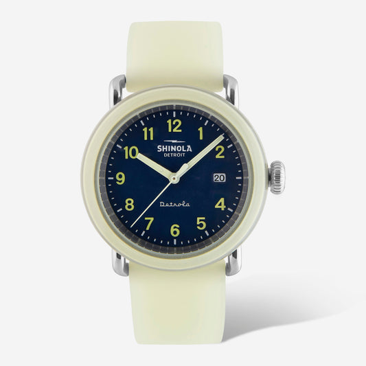 Shinola Detrola The UFO Glow In The Dark Unisex Quartz Watch S0120242332