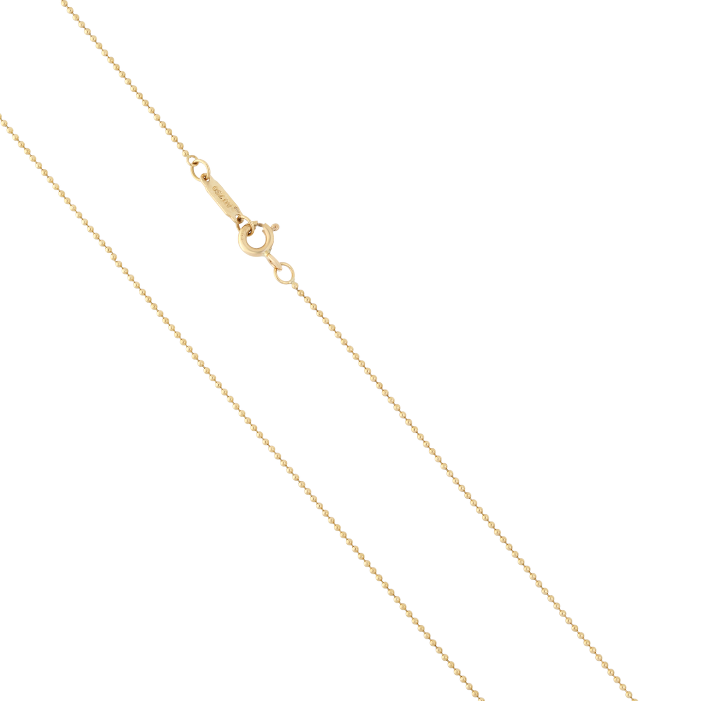 Tiffany & Co. 18K Yellow Gold Decorative Key Pendant Necklace Ref: 2374700